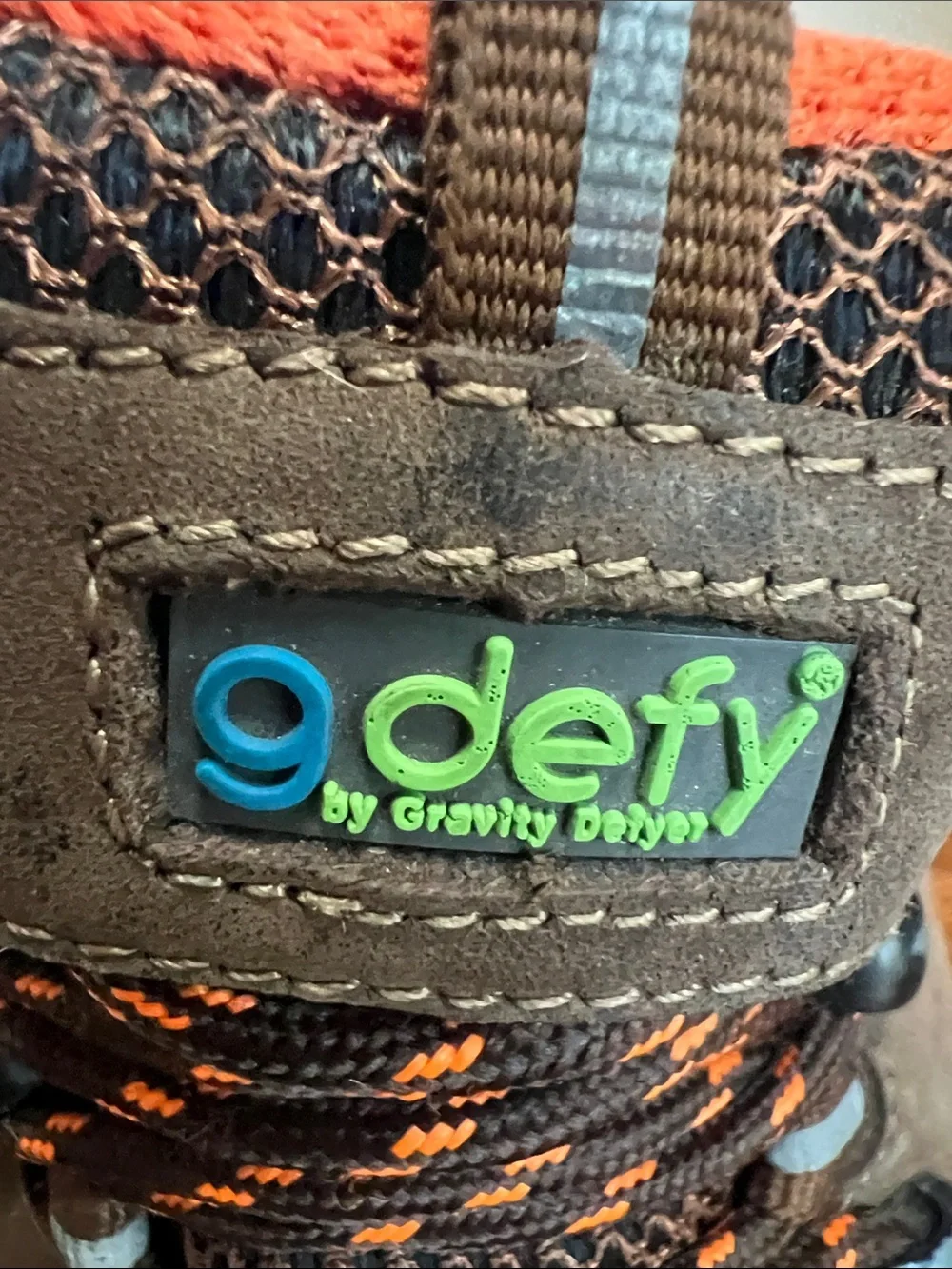 GDefy hiking shoes Brown and Orange Athletic comfort wear Shoes